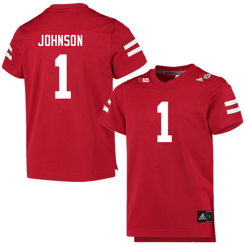 Men #1 Tyreke Johnson Nebraska Cornhuskers College Football Jerseys Sale-Scarlet